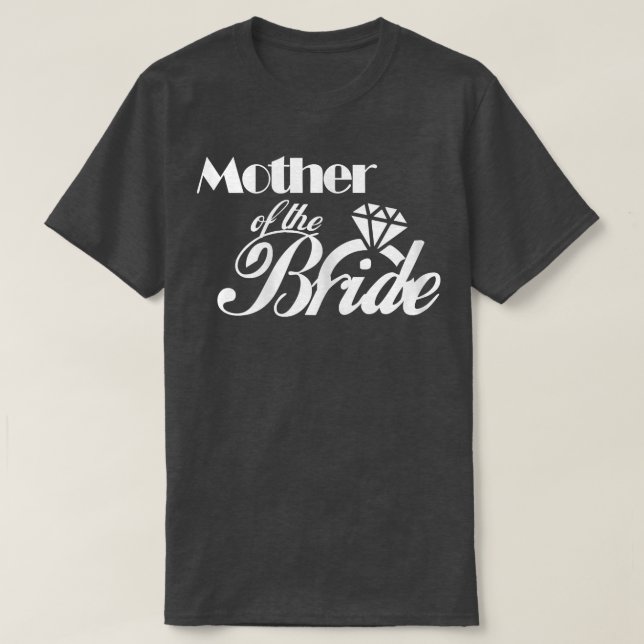 T-shirt Femme Mère de l'épouse Bling (Design devant)