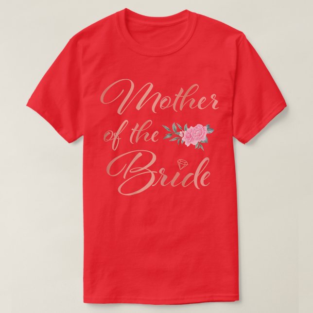 T-shirt Femme Mère de l'épouse Mère de l'épouse Mère de l' (Design devant)