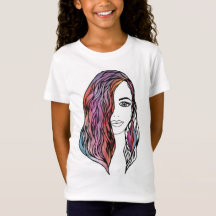 T-shirt femme mignonne avec une photo