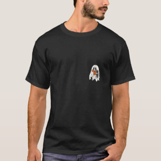 T-shirt Femme mignonne Ghost Chat Livre de lecture Saison 