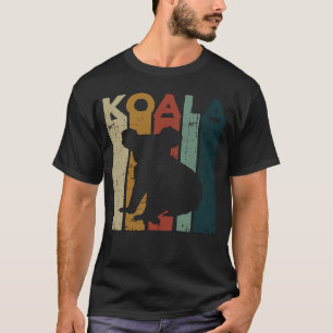 T-shirt Femme mignonne Hommes Enfants Retro Koala Ours Zoo