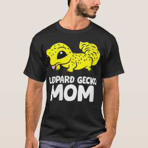 T-shirt Femme mignonne léopard Gecko Maman Reptile Gecko A