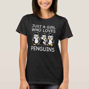 T-shirt Femme mignonne Penguin Filles Bébé Oiseau Animal P