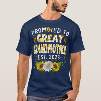 T-shirt Femme Mignonne Promue À Grande Grand-Mère 2023 Nou