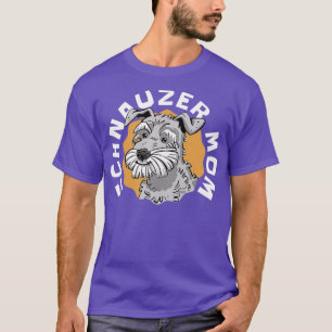 T-shirt Femme mignonne Schnauzer Maman Chien maman Maman C