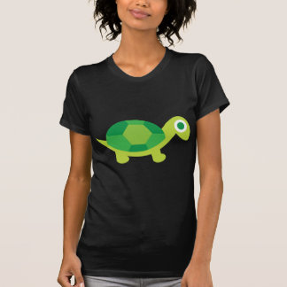 T-shirt Femme mignonne tortue verte Graphic Tee Décontract