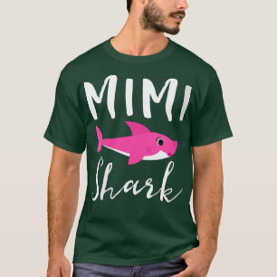 T-shirt Femme Mimi Requin Grand-mère Requin rose G