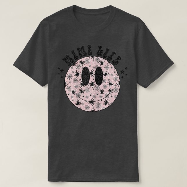 T-shirt Femme Mimi Vie Fantôme Visage Éffrayant, Halloween (Design devant)