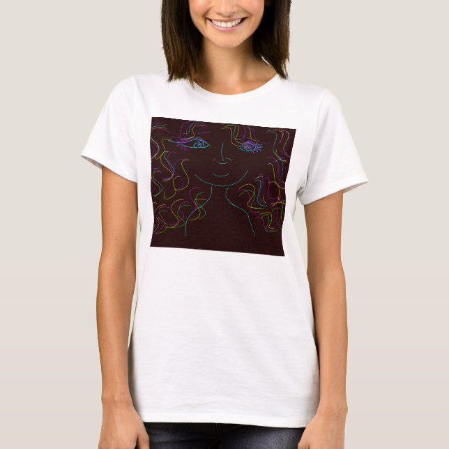 T-shirt Femme-moi coloré (Devant)