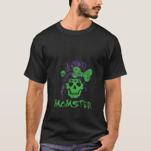 T-shirt Femme Momster Pour Femmes Rétro Drôle Horreur Zomb