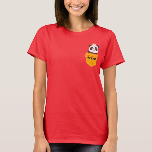 T-shirt femme "Mon bébé" (Devant)