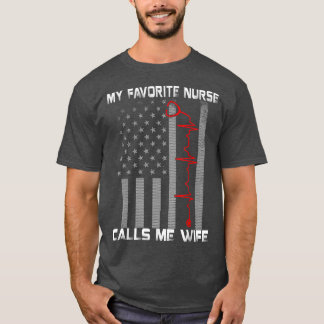 T-shirt Femme Mon infirmière préférée m'appelle femme - US