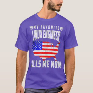 T-shirt Femme Mon Ingénieur Linu Favori M'Appelle Maman