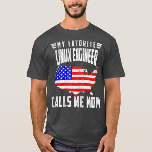 T-shirt Femme Mon Ingénieur Linu Favori M'Appelle Maman