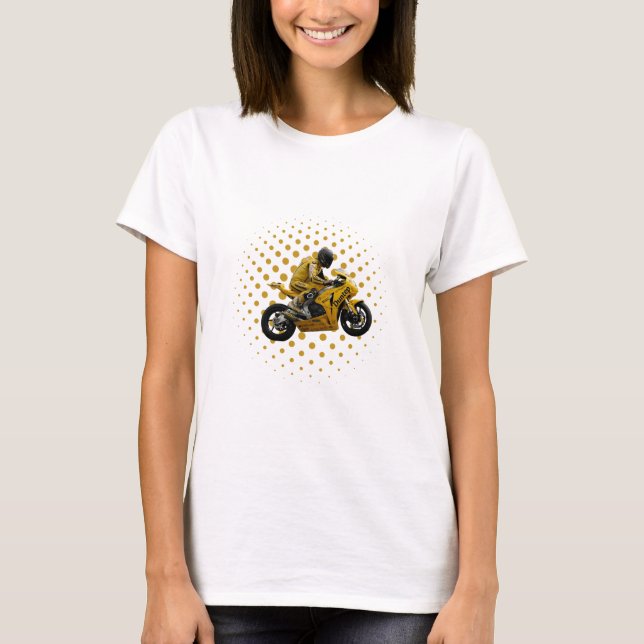 T-shirt femme Moto sportive (Devant)