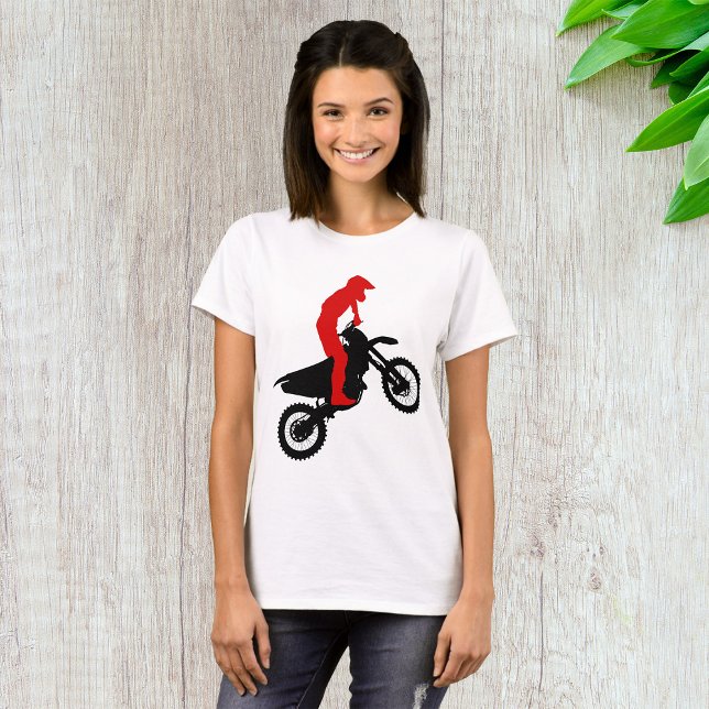 T-shirt femme motorcross Rider (Créateur téléchargé)