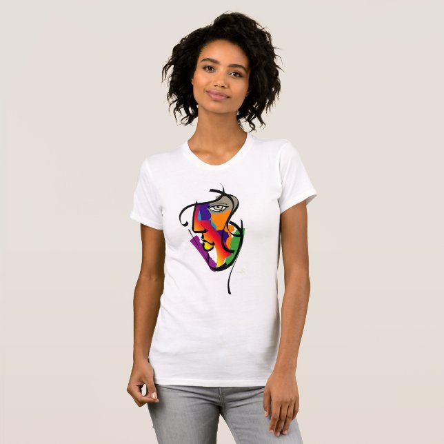 T-shirt Femme multiculturelle (Devant entier)