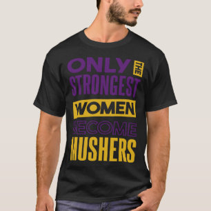 T-shirt Femme musher pour le traîneau à chiens husky et le