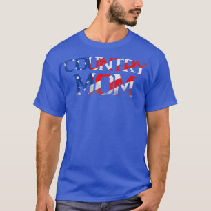 T-shirt Femme Musique country Maman Vintage American Flag3