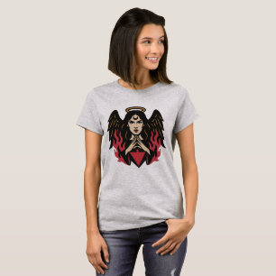 T-shirt Femme mystérieuse gothique - Imaginaire sombre