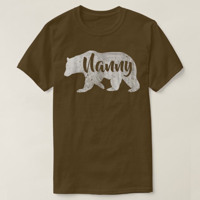 T-shirt Femme Nanny Bear Awesome Camping (Design devant)