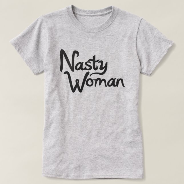 T-SHIRT FEMME NASTY (Design devant)