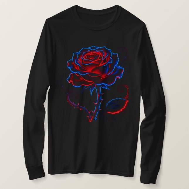 T-shirt femme Neon Rose (Design devant)