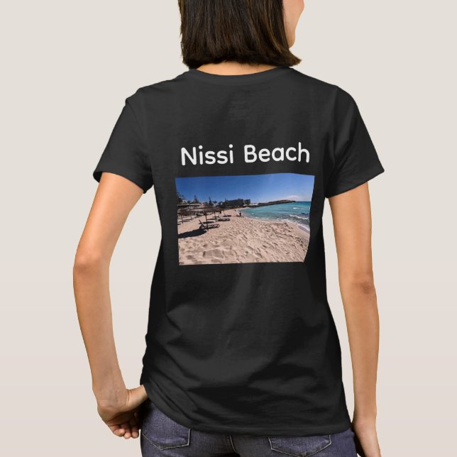 T-shirt femme (Nissi Beach, Ayia Napa) (Dos)