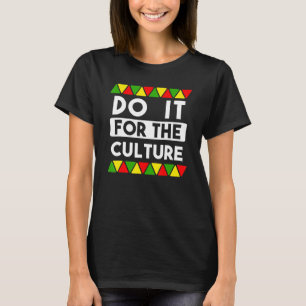 T-shirt Femme noire éduquée danger Mois de l'histoire des 