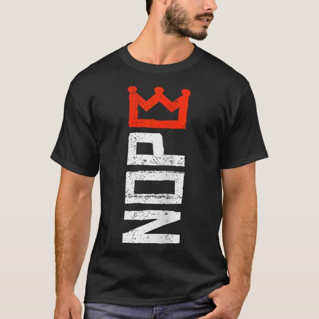 T-shirt femme Non aux Rois Signe de protestation V (Devant)