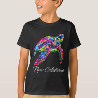 T-shirt Femme Nouvelle-Calédonie col en V 