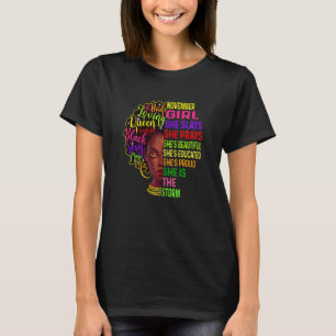 T-shirt Femme Novembre Fille Elle Slay & Prays Anniversair
