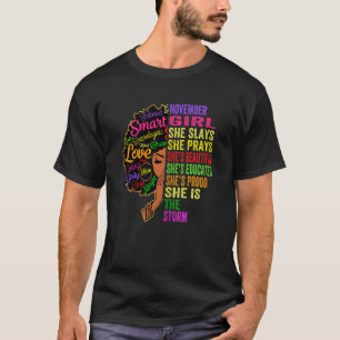 T-shirt Femme Novembre Fille Elle Slay & Prays Novembre B