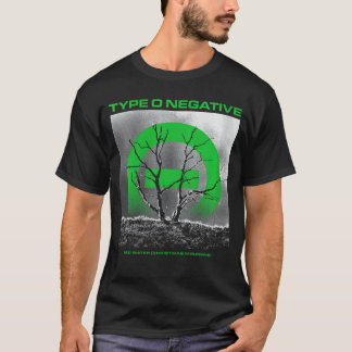 T-shirt Femme O Négatif Rouge Eau Vert Col V ami