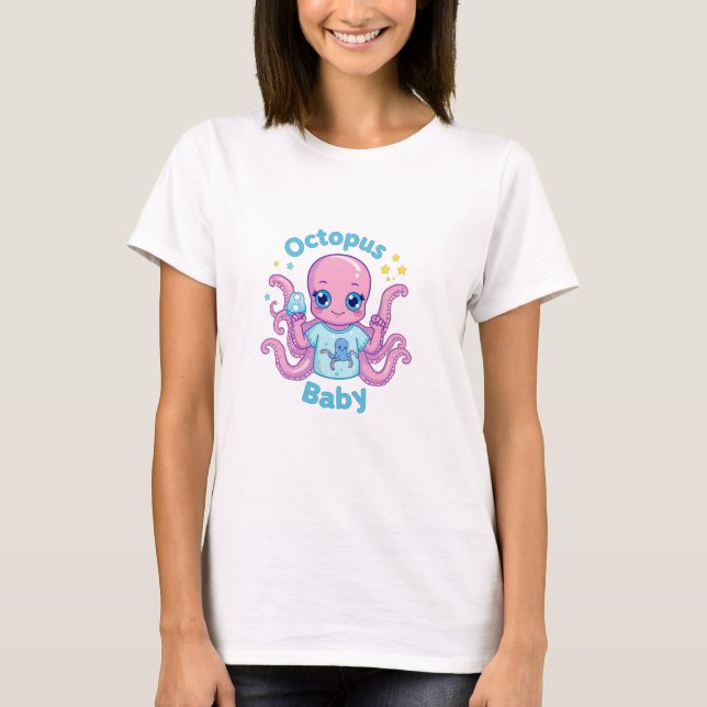 T-shirt femme Octopus Baby  (Devant)
