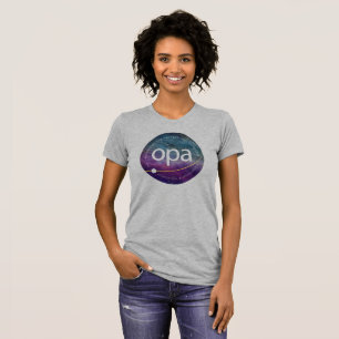 T-shirt femme OPA Logo laver coloré