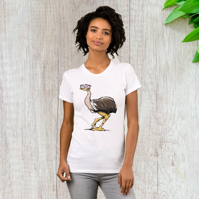 T-shirt Femme Ostrich drôle (Créateur téléchargé)