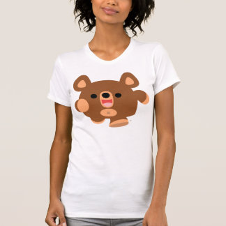 T-shirt Femme Ours Énergétique Cartoon mignon