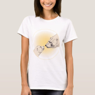 T-shirt Femme Ours Polaire Kiss