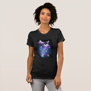 T-shirt femme/papillons