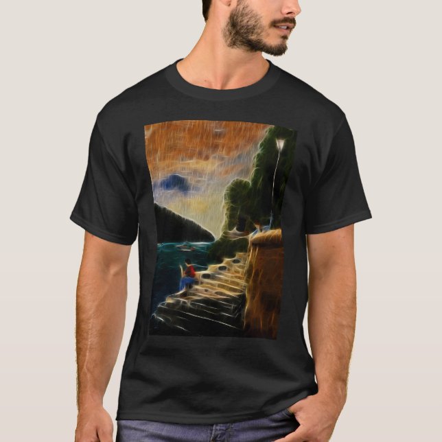 T-shirt Femme parmi les nénuphars (Devant)