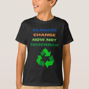 T-shirt Femme passionnée par le changement climatique, De