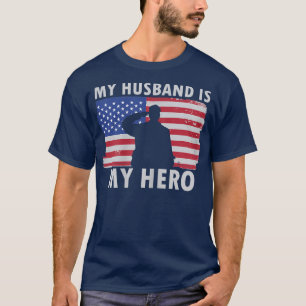 T-shirt Femme Patriotique Américaine Drapeau Anciens Comba