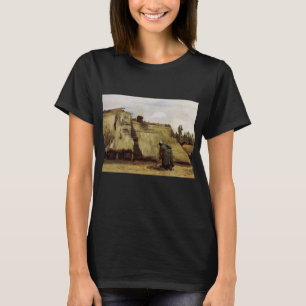 T-shirt Femme paysanne creusant le chalet par Vincent van