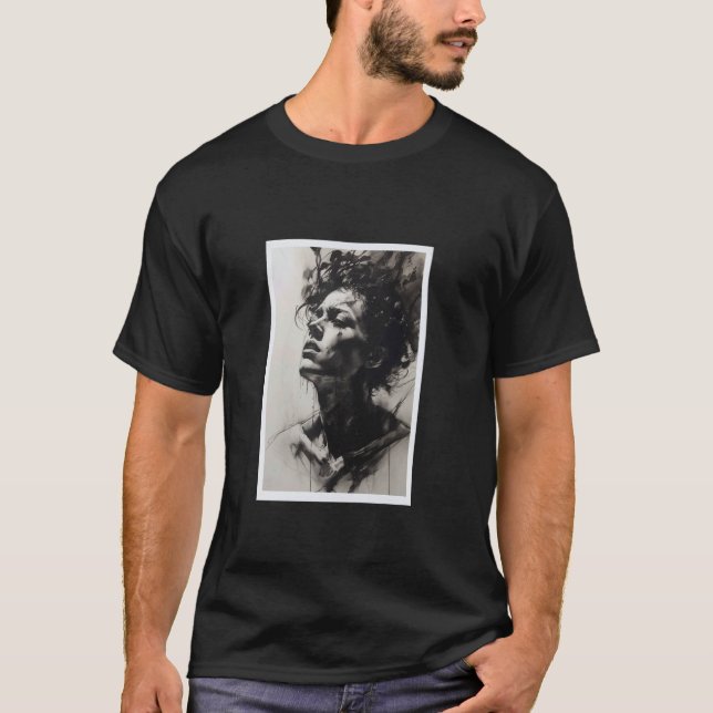 T-shirt Femme Peinte (Devant)