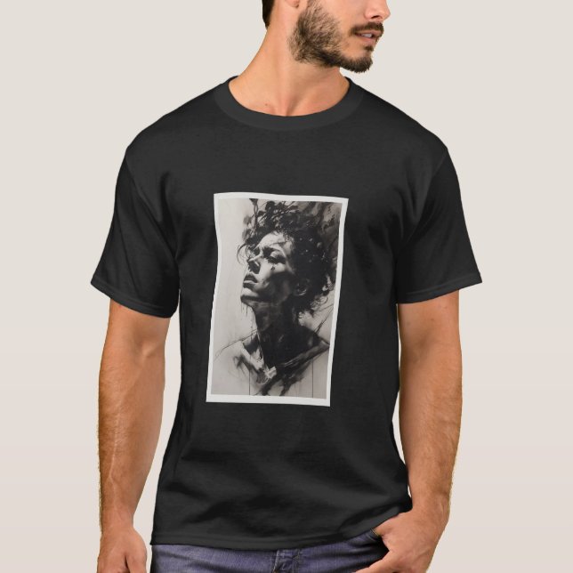 T-shirt Femme Peinte (Devant)