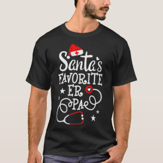T-shirt Femme Père Noël Favori ER PA Noël ER Physici