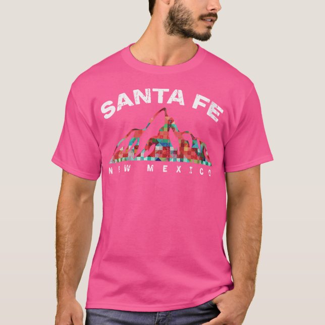 T-shirt Femme Père Noël Fe New Mexico Family Travel Randon (Devant)