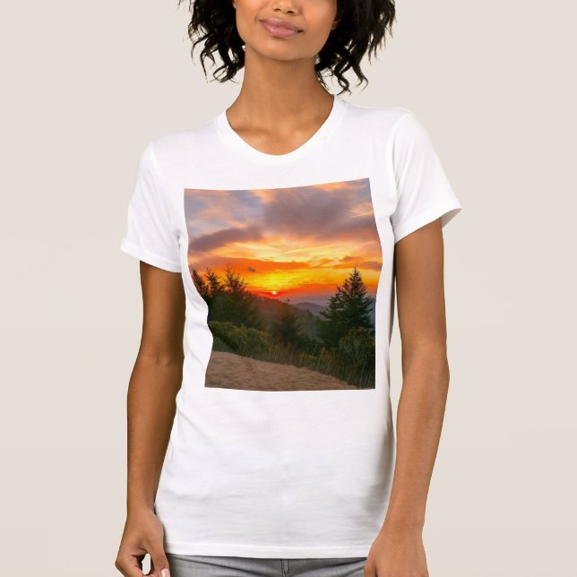 T-shirt femme personnaliser que vous regardez (Devant)