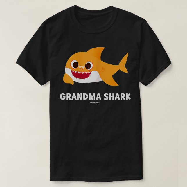 T-shirt Femme Pinkfong grand-mère requin officiel  (Design devant)